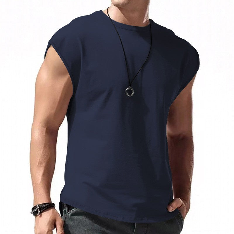Summer Men's Mesh Gym Vest Quick Dry Loose Fitness Exercise Wide shoulder Sports Sleeveless Shirt Bodybuilding Tank Top