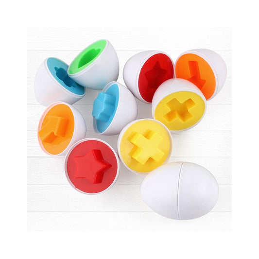 3-in-1 Matching Easter Eggs Stacking Rings Baby Toy Early Learning Educational Roly-Poly Sensory Toys Montessori
