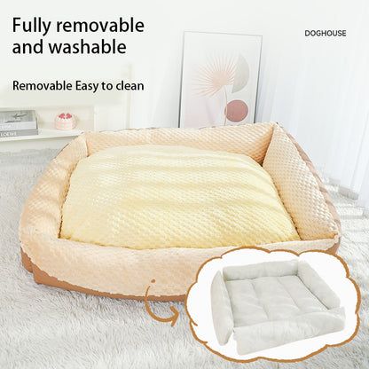 HOOPET Inverno Cama para Cachorro Sono Profundo Quente Pet Colchão para Cães Gatos Canil Produtos para Pet