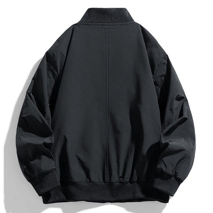 Spring Autumn Plus Size Jacket Men's Pocket Loose Fashion Brand Coat 130kg 7XL bomber jacket 5XL 6XL workwear jacket