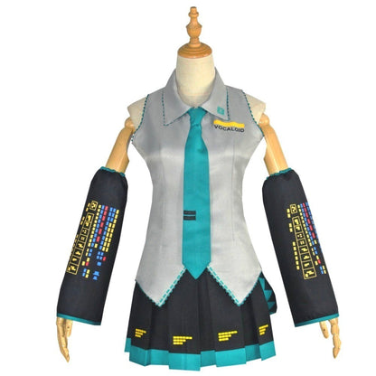 Anime Character Performance Clothes Hatsune Miku MIKU Anime Clothes Cosplay Clothes JK Skirt Same Suit Wig Accessories Halloween