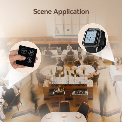 Retekess wireless calling system restaurant pagers TD113 waterproof touch watch TD033 waiter call buttons for cafe bar hookah