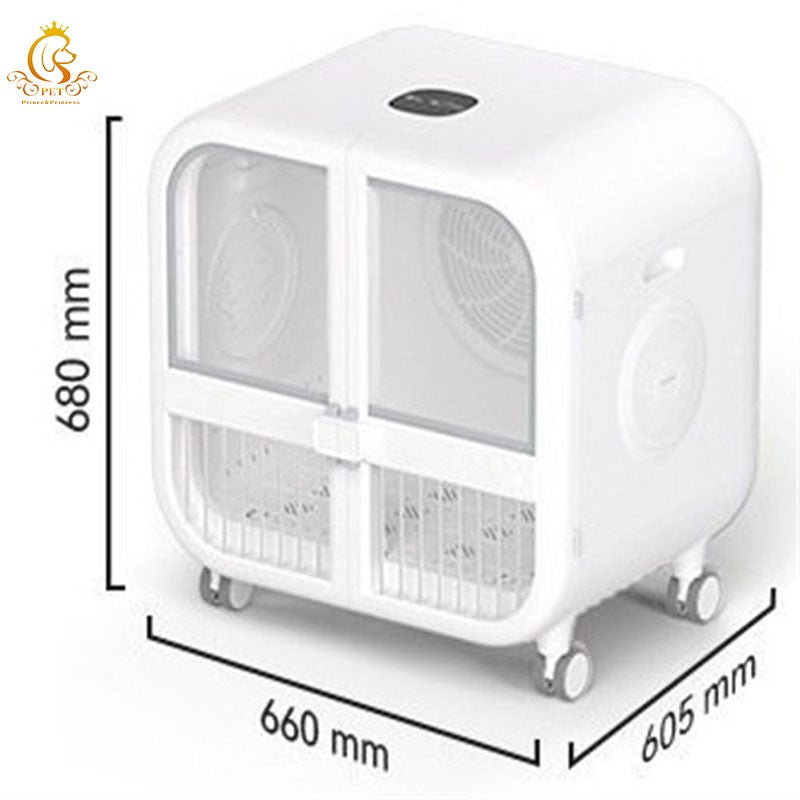 Caixa Secadora Automática de Animais de Estimação EUR PET para Cães e Gatos de Médio e Grande Porte Equipamento de Pet Shop com Baixo Ruído