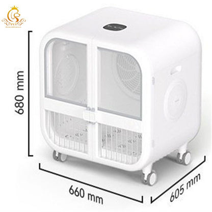 Caixa Secadora Automática de Animais de Estimação EUR PET para Cães e Gatos de Médio e Grande Porte Equipamento de Pet Shop com Baixo Ruído