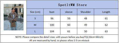 Casual Solid Single Breasted Wool Jacket Women Chic Lapel Long Sleeve Pleated Pocket Loose Coats Autumn High Street Overcoat New