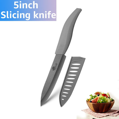 Ceramic Knives Set for Kitchen 3 4 5 6inch Chef Knife Anti-slip Handle Rustproof Blade Fruit Vegetable Slicer Paring Cook Cutter
