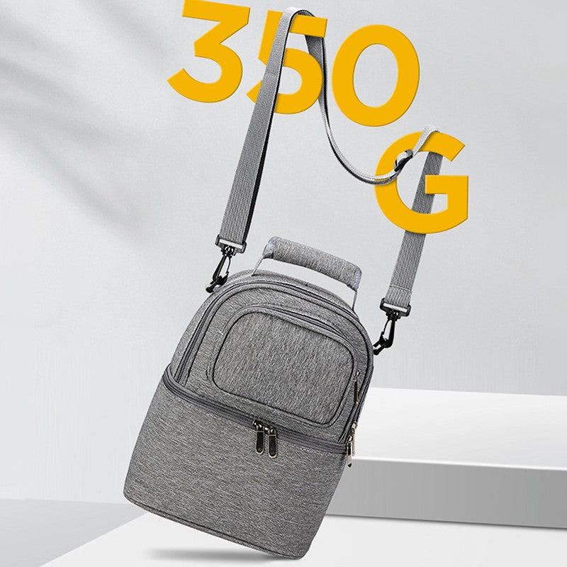 Mommy Bag Milk Storage Breast Pump Maternity Cooler Double Layer Insulation  Fresh Keeping Baby Food Backpack Feeding Bottle