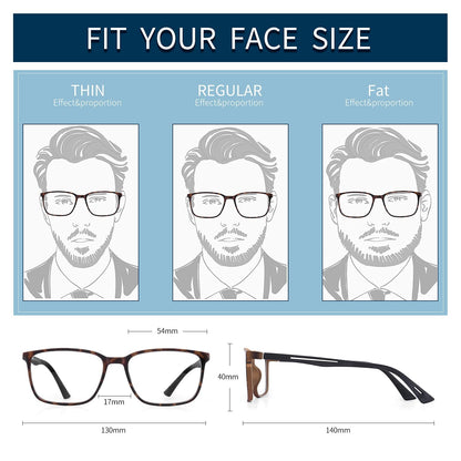 BLUEMOKY Anti Blue Light Reading Glasses For Men Women?Sport Square Frame Readers Anti Glare Computer Eyewear