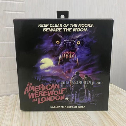 NECA Original Um Lobisomem Americano em Londres David Jack 2-pack Anime Action Figure Modelo de Brinquedo Presentes de Ano Novo e Aniversário