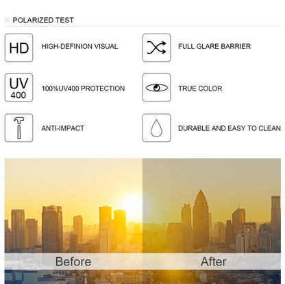 Oi Wood Sunglasses for Men Wood Sun Glasses Man Eyeglasses Polarizing Glasses UVA&B Protection Eyewear ECO-Friendly