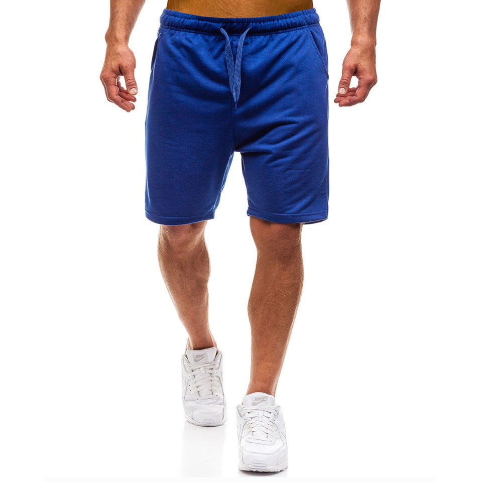 2025 new Summer Men’s Fashion Jogger Sweat Shorts Undershirt Casual Solid Color Gym Running Workout Athletic Pants Male Shorts