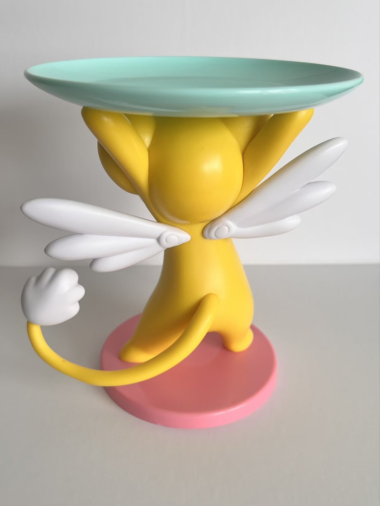 Bandeja Cardcaptor Sakura de 16cm Keroberos Figura Anime Estátua Modelo Colecionável em Caixa Decoração de Mesa Presentes?