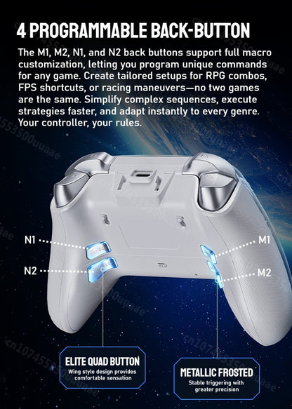 GUSGU G7 1.44-inch Smart Screen Wireless Controller 3 Modes for Switch PS4 IOS Android TV PC Tesla Gamepad, Same Product for X01