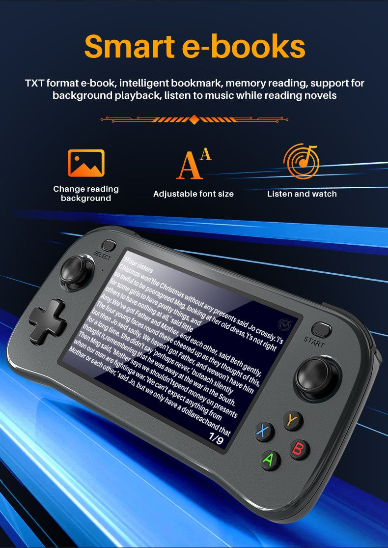 SF3100 Retro Handheld Video Game Console Classic Games Pocket Player 4.5 Inch IPS Screen 3000mAh Portable Linux System SF3000