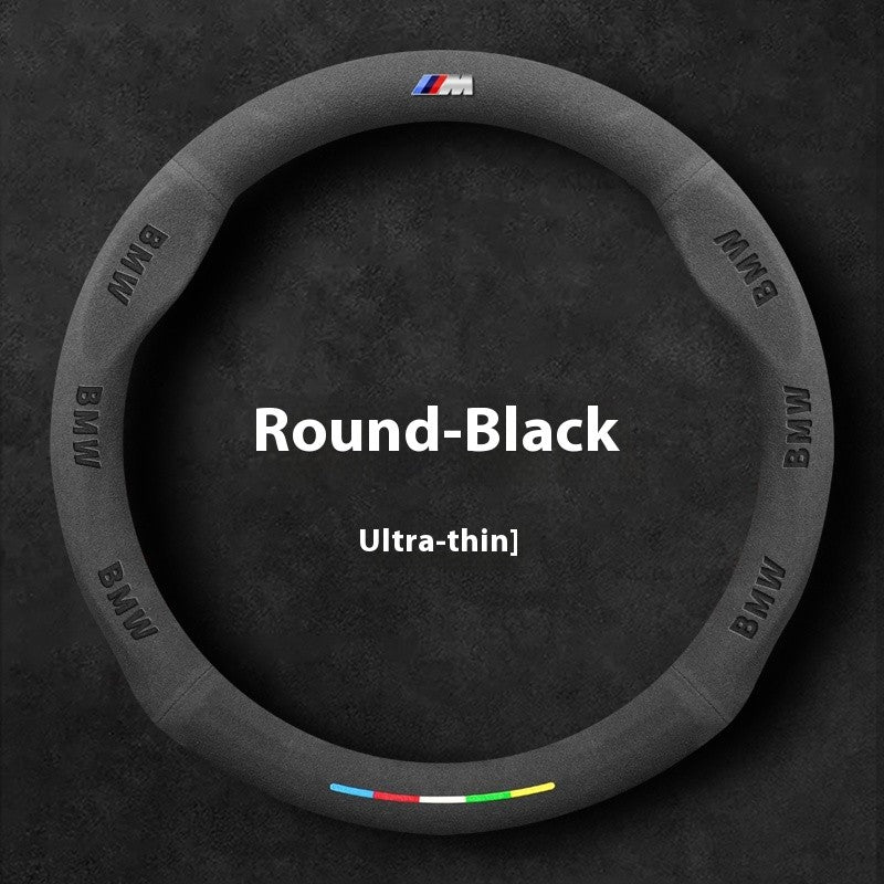 For BMW M E46 E39 E60 E90 E91 E70 G05 F10 F15 F20 F30 G20 G30 X1 X3 X4 X5 X6 X7 M3 M4 M5 Transit Suede Car Steering Wheel Cover