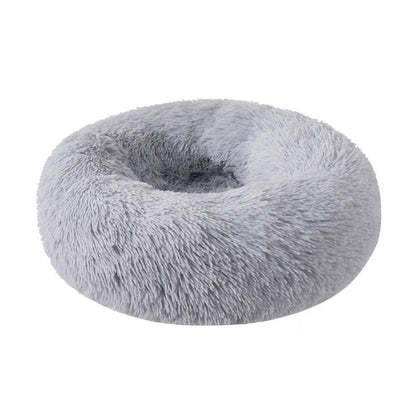Camas redondas de pelúcia para cães e gatos, Tapetes de inverno para cães, Camas para animais de estimação, Suprimentos para animais de estimação