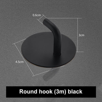 1/3PCS Hook Self-Adhesive 304 Stainless Steel Storage Hanger Towel Key Umbrella Holder Rack Kitchen Bathroom Home Accessories