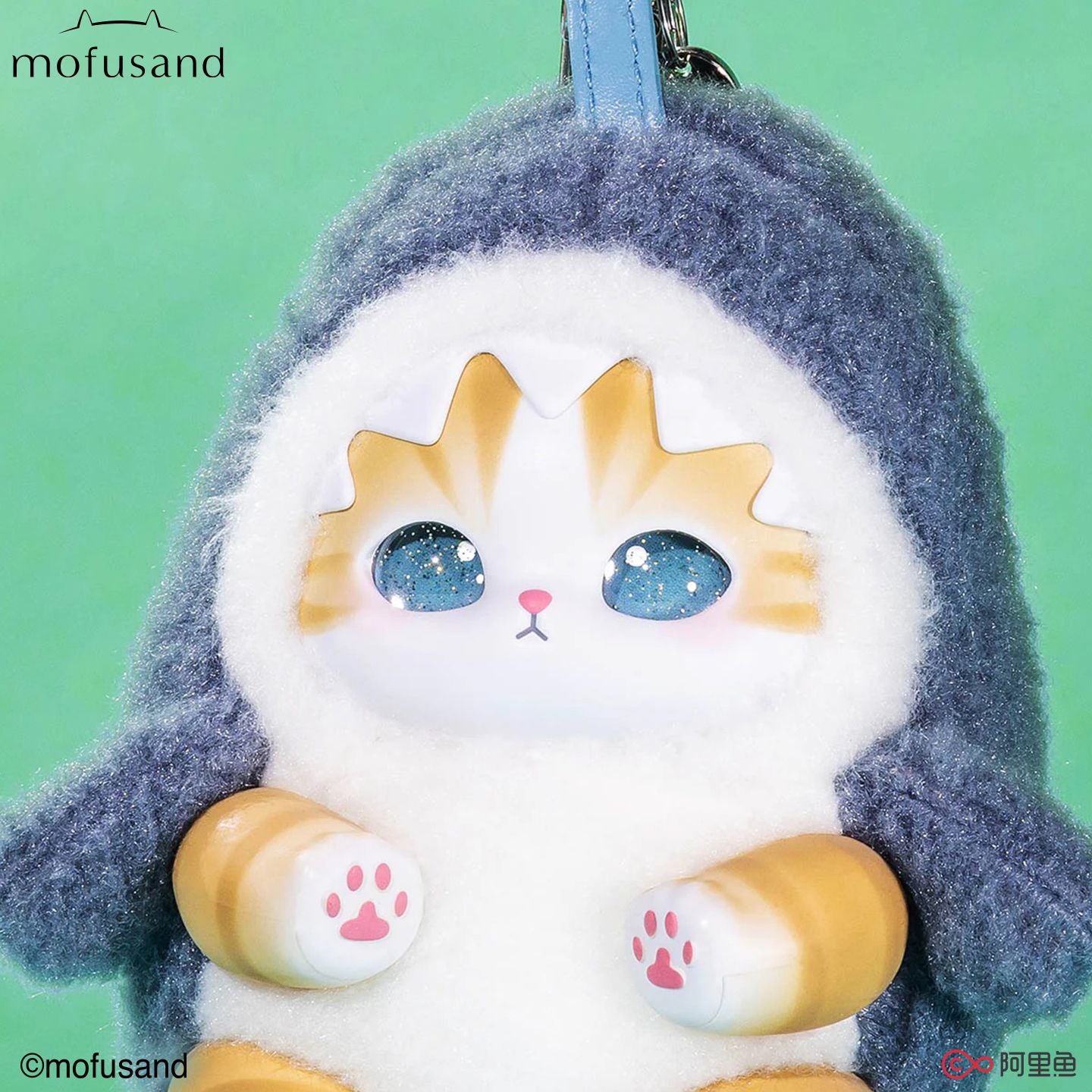 In Stock Genuine Mofusand Cat Series Vinyl Shark Cat Surprised Box Toy Ornaments Surprised Blind Box Bag Plush Keychain Doll
