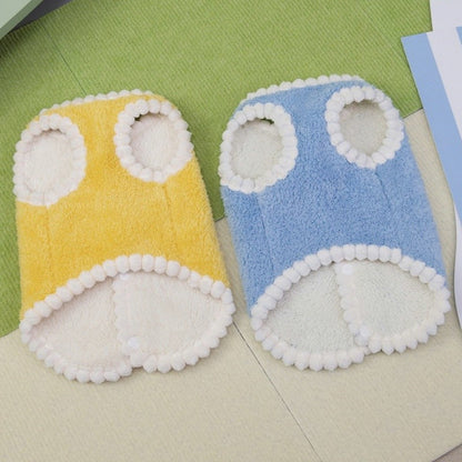 Roupas de cachorro de lã de outono Colete de cachorro com estampa de coelho Moda Moletom de cachorrinho Quente Colete de gato Pulôveres Moletons de estimação Fantasia de chihuahua