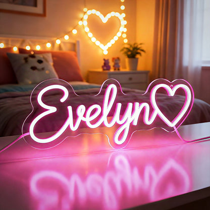 Custom Name Neon Sign Personalized Birthday Gifts Decoration Bedroom Wall LED Neon Lamp Your Text Business Logo Night Light
