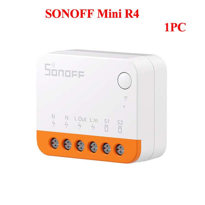 Sonoff Mini R4 Extreme Wifi Smart Switch Interruptor com Relé On-Off Módulo DIY Switch eWelink APP Control Funciona com Alexa