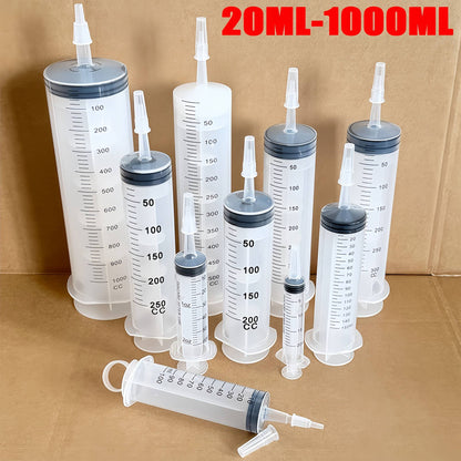 Seringas de múltiplas especificações embaladas individualmente, 1000ml, 500ml, 350ml, 300ml, 250ml, 200ml, 150ml, 100ml, 60ml, 20ml, adequa