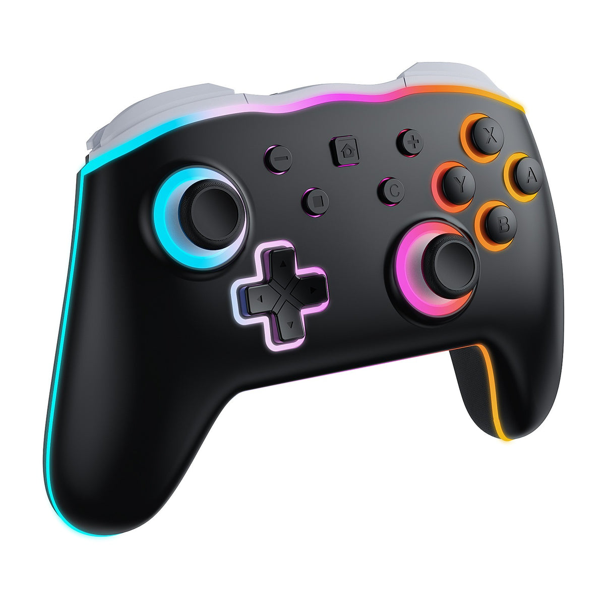 For Nintendo Switch 1 2 Joycon Controller Wireless RGB 9Axis Joypad,Gamepad Dual Shock Turbo/Marco Programable Game Pad Joystick