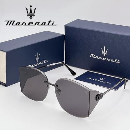 Óculos de sol de luxo MASERATI para ciclismo, proteção UV400, com escudo anti-reflexo 10783