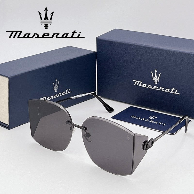 Óculos de sol de luxo MASERATI para ciclismo, proteção UV400, com escudo anti-reflexo 10783