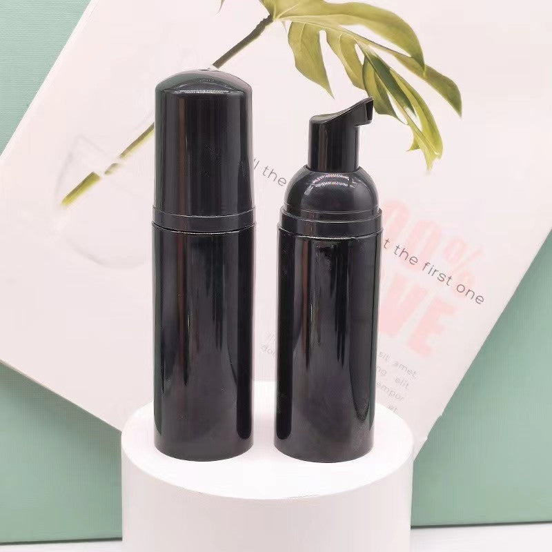 10/30/60PCS 60ml Plastic Pump Foam Bottle Fillable Mousse Facial Cleanser Foam Dispenser black Pump Bottle Empty Container