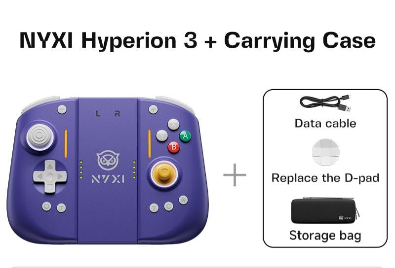 NYXI Hyperion 3 Joypad for Switch 2 – Wireless Joycon with Carrying Case