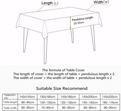 Classic White Lace Tablecloths Rectangle Dust-Proof Table Covers for Living Room Kitchen Dinner Picnic Tabletop Home Decorations