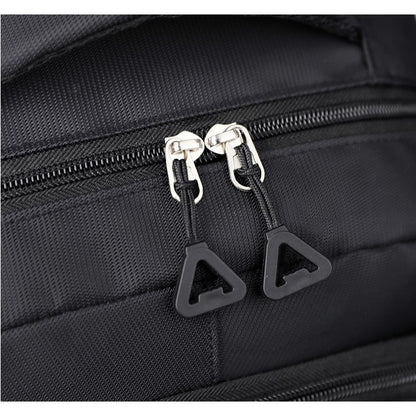 Durable Backpack | Universal Leisure Backpack | Multi-Pocket Travel Bag, Suitable for Business Travel, Short Trips - Black