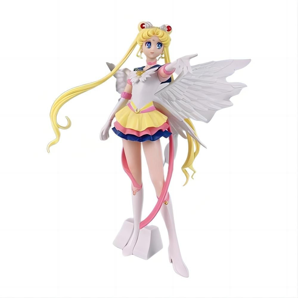 23cm Sailor Moon Anime Figura Marinheiro Marte Mercúrio Júpiter Vênus Saturno Action Figure Modelo Brinquedos Colecionáveis Presente de Aniversário para Crianças