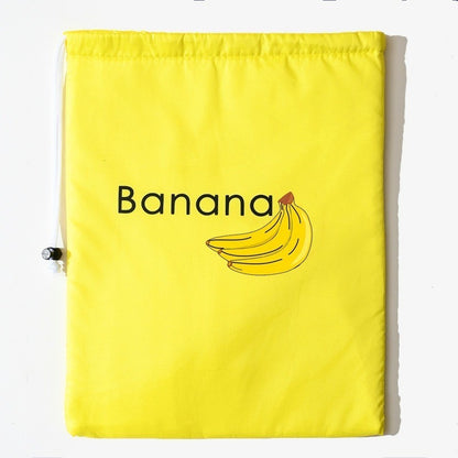 Fruits Preservation Storage Bags Reusable Drawstring Fresh Keeping Bundle Pocket For Banana Vegetables Lettuce Organizer