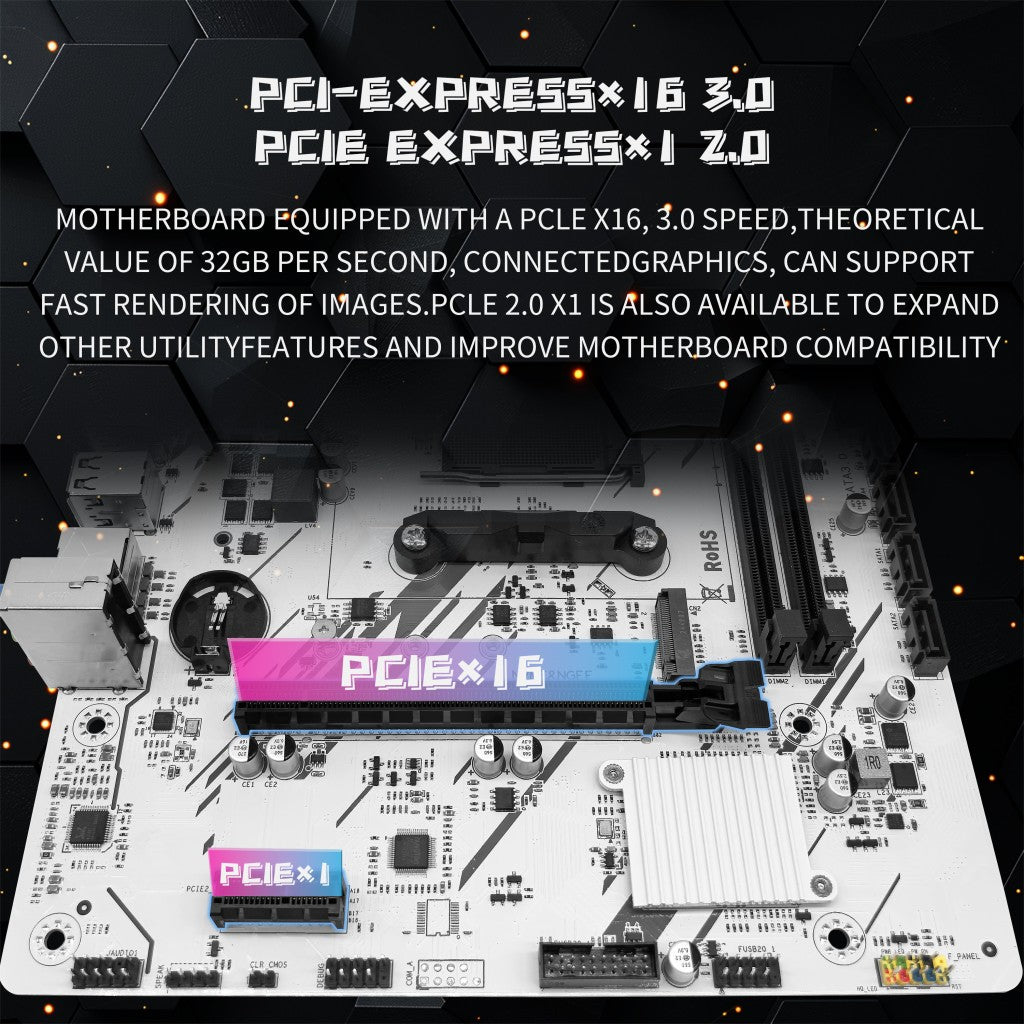 Kit Placa-mãe ZSUS B450 com Ryzen R5 5600 Memória DDR4 1*16GB 3200MHz Placa-mãe AM4 M.2 NVME