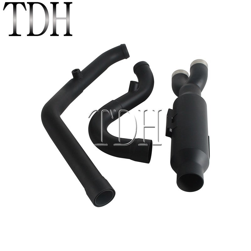 17-25 SC Project Exhaust System Kit Slip On Line 2-into-1 Full Complete Muffler For Harley Touring CVO Road Street Electra Glide
