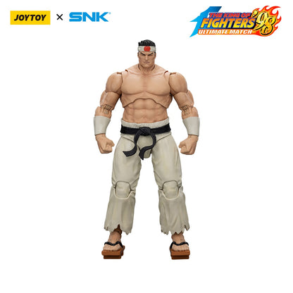 JOYTOY SNK 1/18 Action Figures KOF 98UM Hero Team Kyo Kusanagi Goro Daimon Benimaru Nikaido