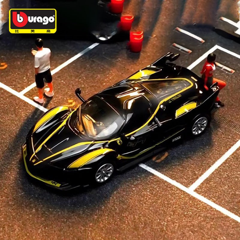 Novidade em Estoque Bburago 1:64 Ferrari Fxx K 44 Simulação Liga Miniatura Modelo de Carro Esportivo Die-Cast Coleção Personalizada Brinquedos Presentes