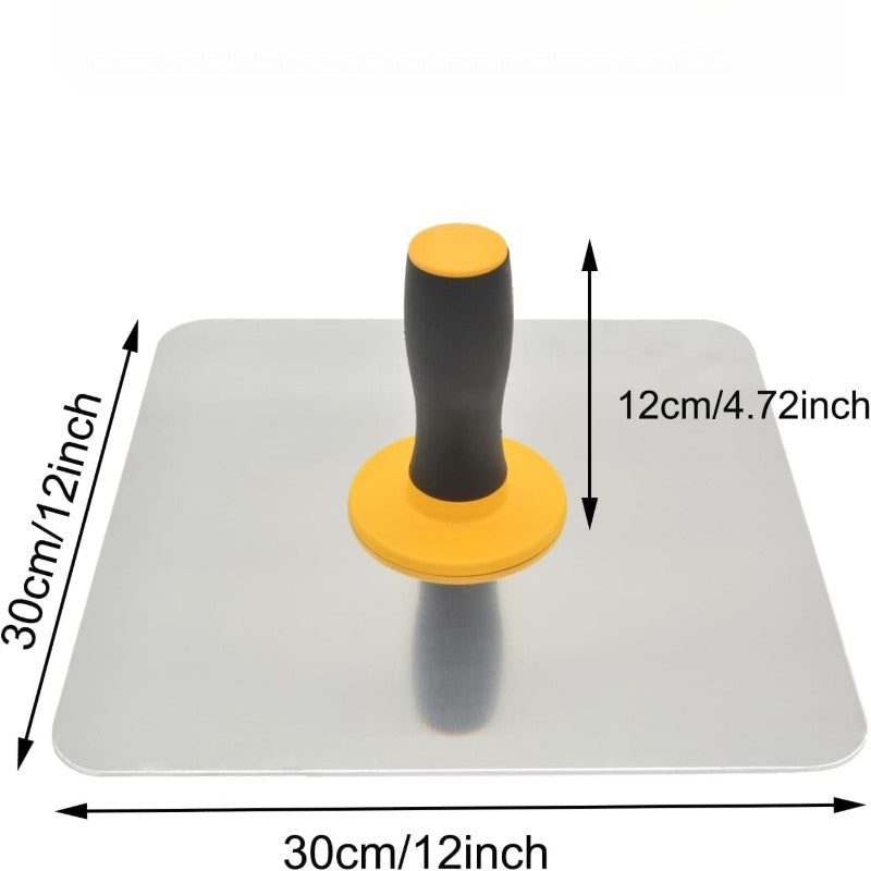 Suporte de Placa de Argamassa/Gesso de Alumínio com Alça Ergonômica, Ferramenta de Reboco para Cimento, Argamassa, Drywall