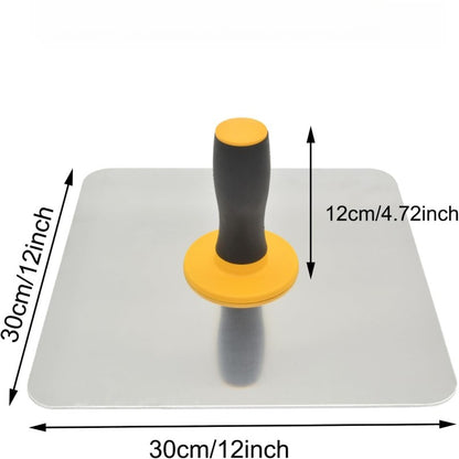 Suporte de Placa de Argamassa/Gesso de Alumínio com Alça Ergonômica, Ferramenta de Reboco para Cimento, Argamassa, Drywall