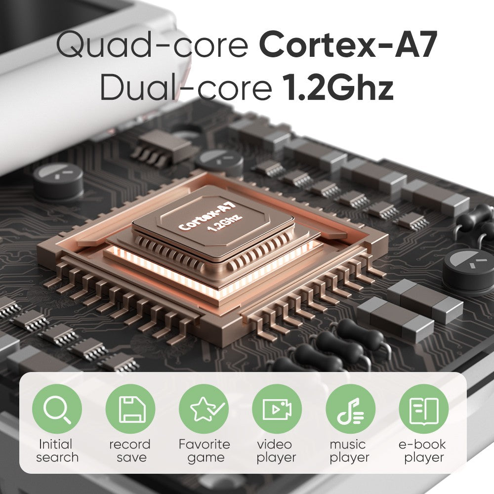 MIYOO MINI FLIP Handheld Game Players 2.8'' IPS Screen Linux System Video Game Consoles Free Case Gamer Dual analog sticks Gift