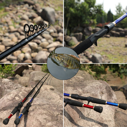 Sougayilang 1.8-2.4m Fibra de Carbono Vara de Pesca Telescópica e Molinete Combo de Alta Qualidade Vara de Pesca de Arremesso 18+1BB Conjunto de Pesca com Molinete