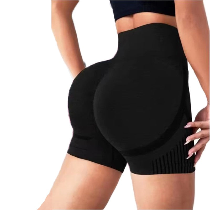 Women's Yoga Shorts High-Waist Fitness Shorts Fitness Yoga Lifting Buttocks Fitness Women's Yoga Fitness Running Shorts Sportswe