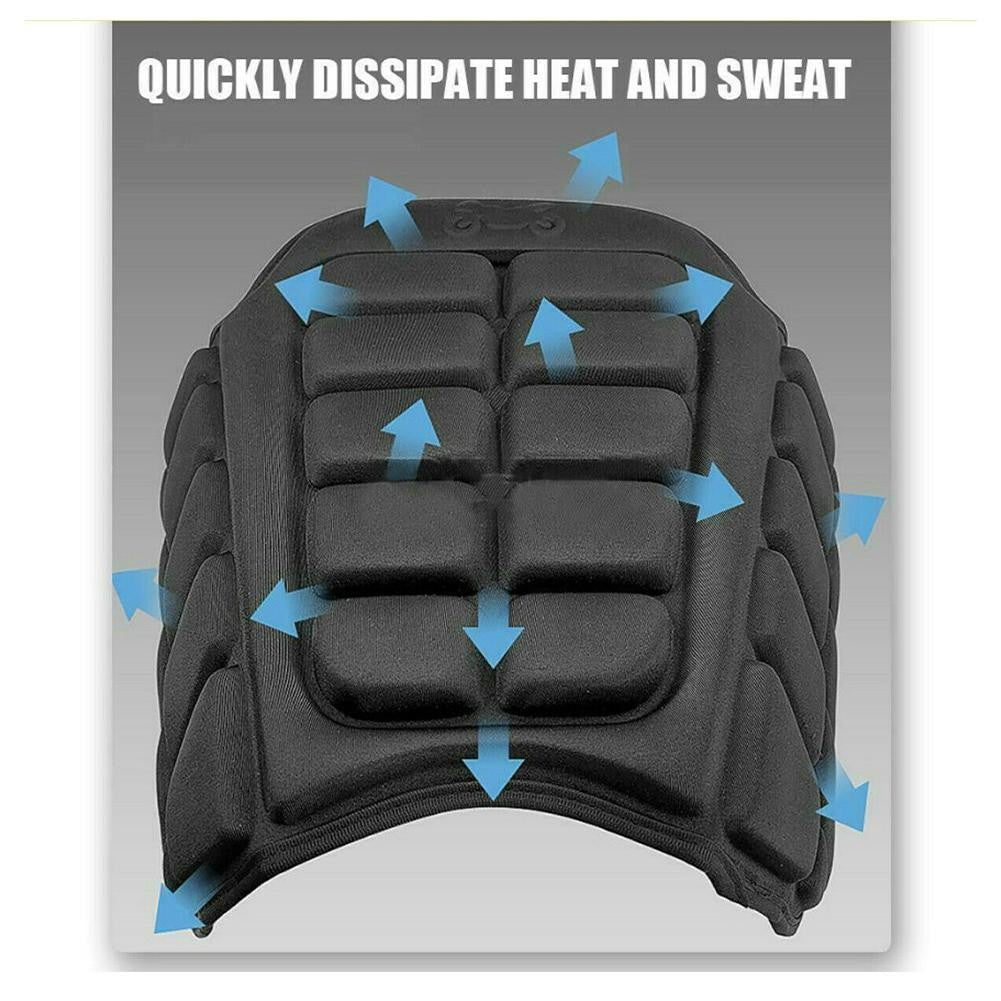 Almofada Universal de Conforto Aéreo em Gel 3D para Assento de Moto Capa Almofada de Moto para Alívio de Pressão Descompressão Almofada de Refrigeração