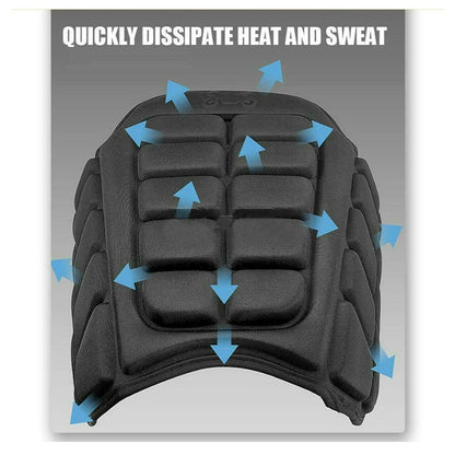 Almofada Universal de Conforto Aéreo em Gel 3D para Assento de Moto Capa Almofada de Moto para Alívio de Pressão Descompressão Almofada de Refrigeração