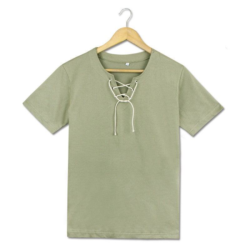 Green / Gray Color Long / Short Sleeve T-shirt Eren Jaeger Cosplay Costume Daily Casual Shirt Anime Clothing