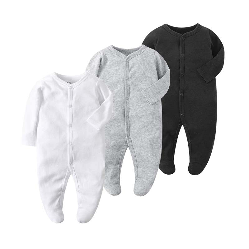 Spring and Autumn 0-12 months Baby Boys Girls Bodysuit Long Sleeve 100% Cotton  Baby Clothes Newborn body bebe Jumpsuit Clothing