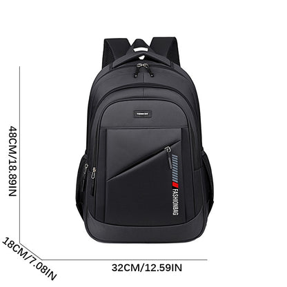 Mochila masculina casual de grande capacidade para notebook, viagem, mochila escolar para alunas do ensino fundamental e médio