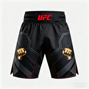 2026 New UFC MMA Top Boxing Shorts Men Women Loose Breathable Speed Drying Oversized Fight Night Muay Thai Training Shorts